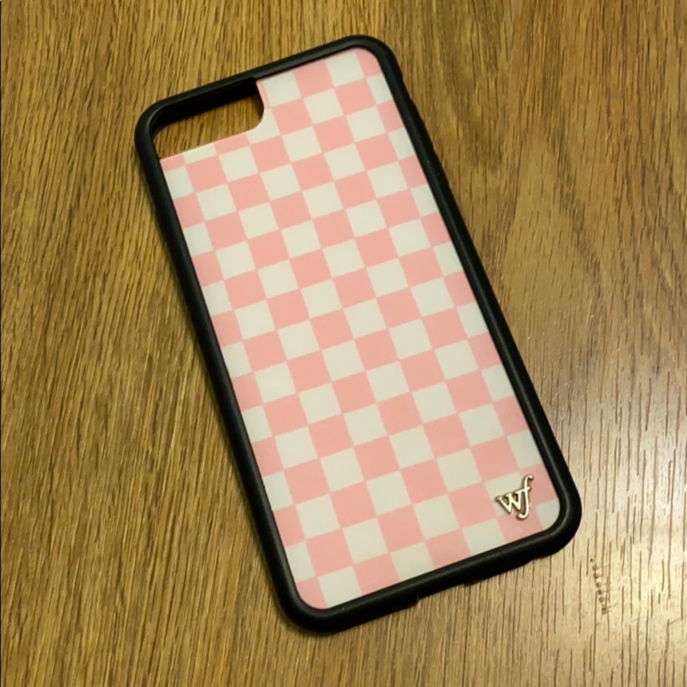pink checkered iphone 6/7/8 plus WILDFLOWER case